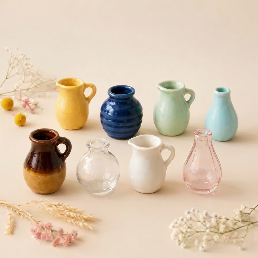 Roselle – Magnetyczne Mini Wazoniki Ceramiczne